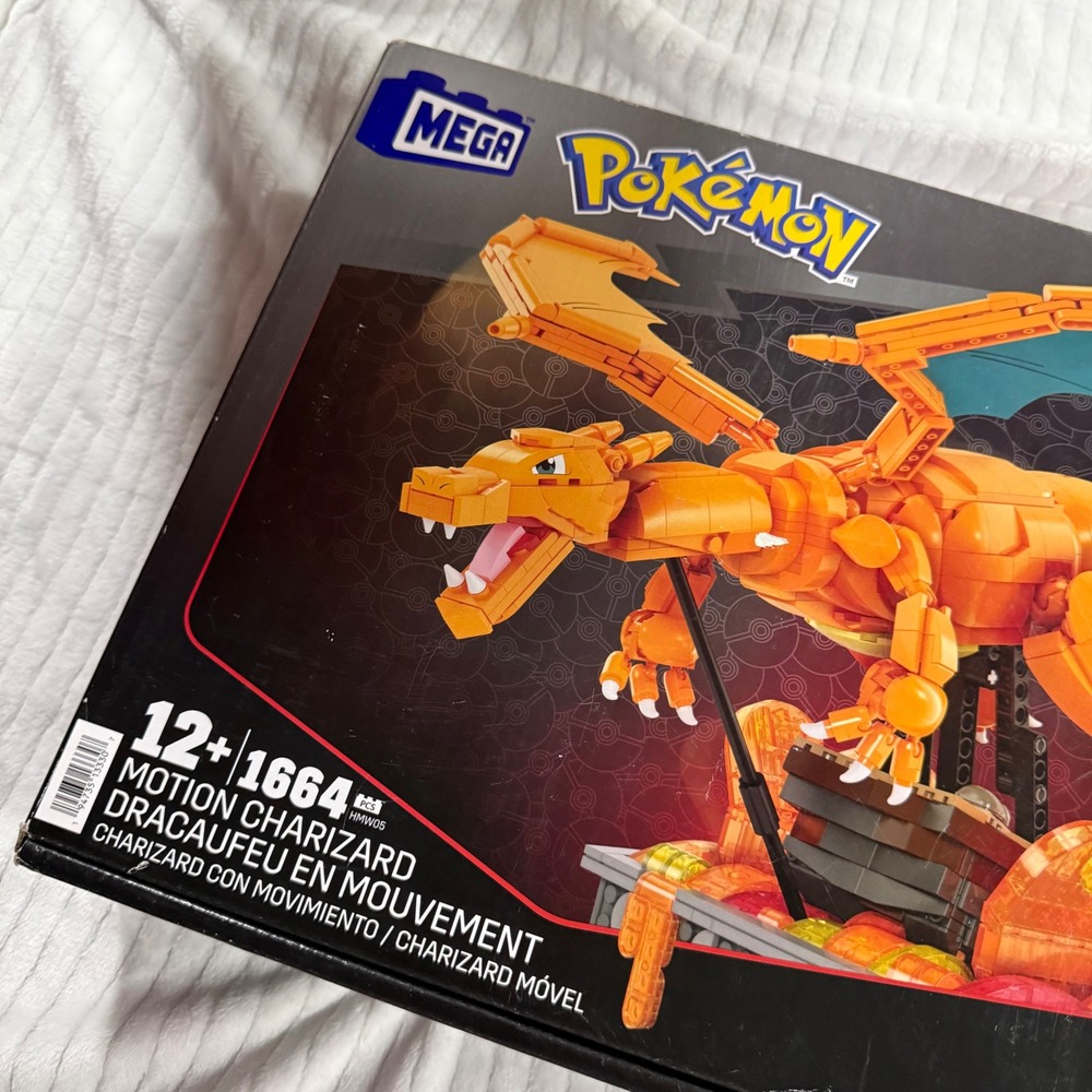 Mega Pokemon Motion Charizard Building Set 1664 Pcs HMW05 Mechanized Model - Picture 2 of 8